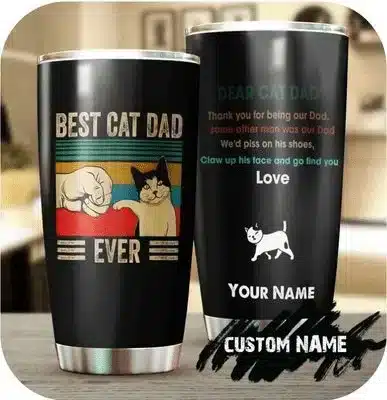 Cat Tumbler - Cat Dad Gifts | Pawcool ™