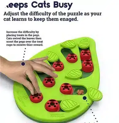 Slimcat Interactive Toy And Food Dispenser - Best Cat Toys | Pawcool ™