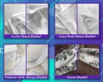 Personalized Pet Drawing Blanket - Custom Pet Dog Cat Draw Art Funny Blanket