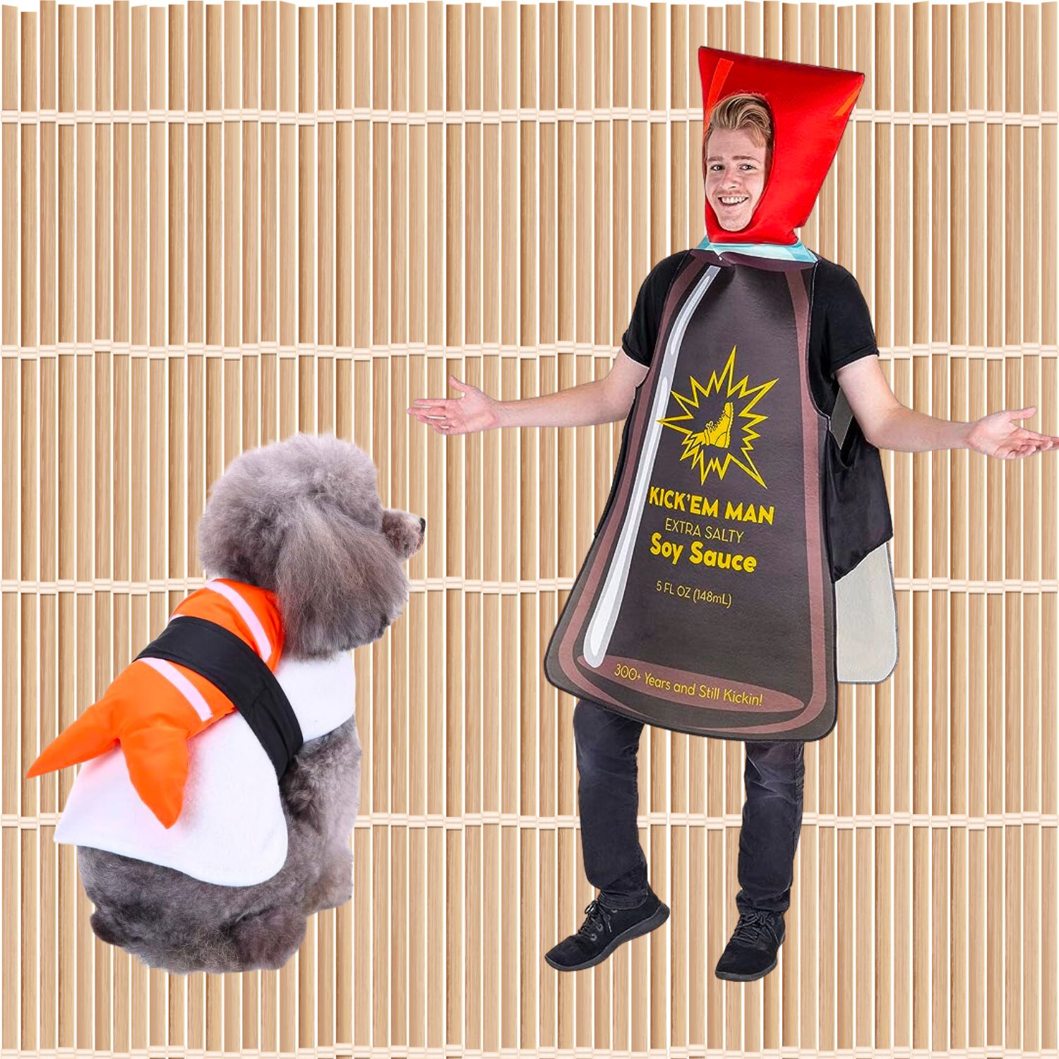 Sushi And Soy Sauce - Dog And Owner Halloween Costumes | Pawcool ™