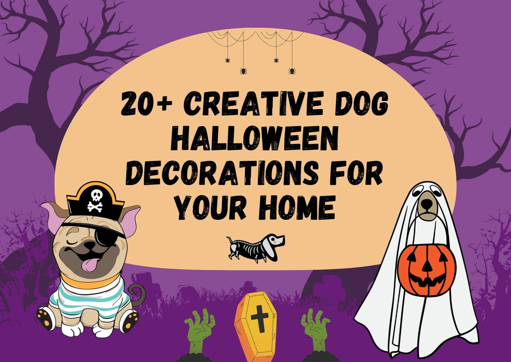20+ Creative and Cute Dog Halloween Decorations for Your Home