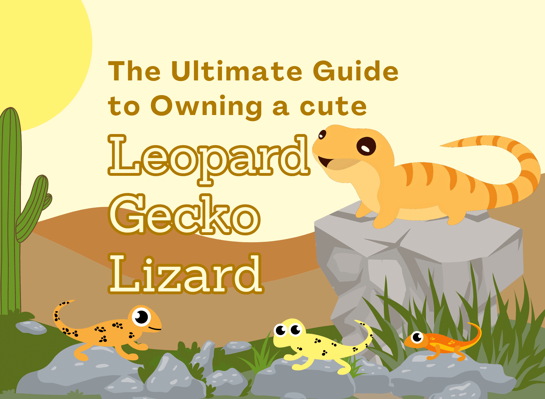 cute leopard gecko lizard