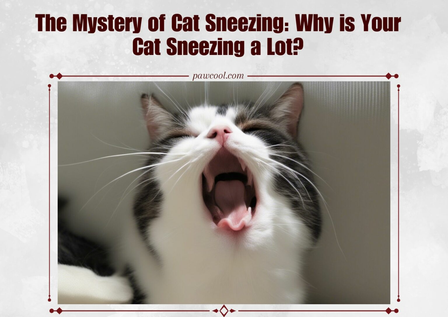 The Mystery of Cat Sneezing: Why is Your Cat Sneezing a Lot?